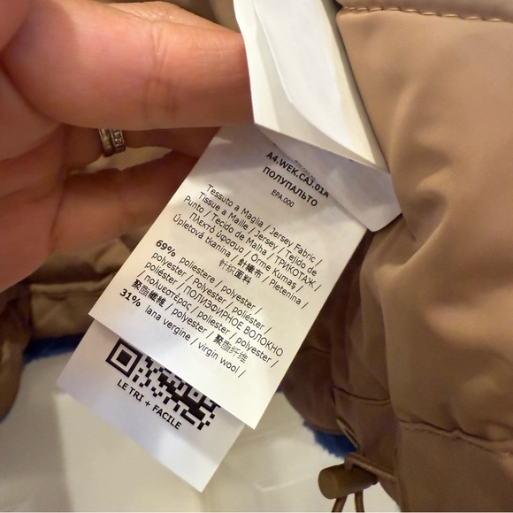 SOLD! NWOT Max Mara Weekend Label-cut Padded Jacket Size: M US6 Fall/Winter - Picture 13 of 16